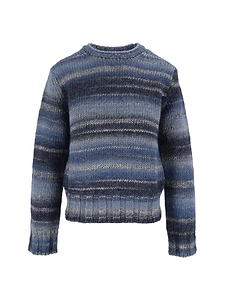 Kangra Cashmere Crewneck In Printed Yarn