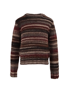 Kangra Cashmere Crewneck In Printed Yarn