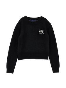 Ermanno Scervino Kids Pull Girocollo Mix Alpaca
