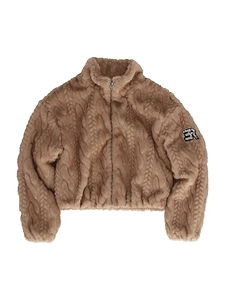 Ermanno Scervino Kids Bomber Teddy Trecce Peluc