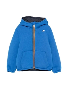K Way Kids P. Jack Spacer Nylon Double Hoodie Full Zip