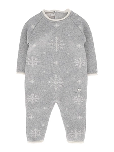Paz Rodriguez Knit Newborn Romper Neve
