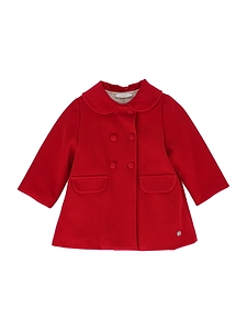 Paz Rodriguez Woven Infant Girl Coat Nadal