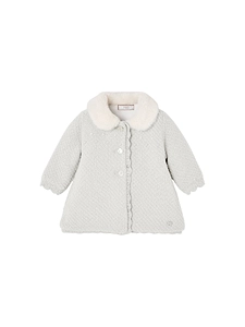 Paz Rodriguez Knit Newborn Coat Leira