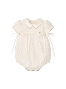 Paz Rodriguez Woven Newborn Romper Esencial