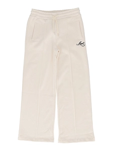 Msgm Fleece Pants Girl Crema/Cream