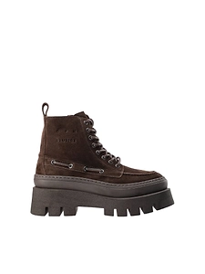 Copenhagen Stivale Tto Lace Up Color Marrone