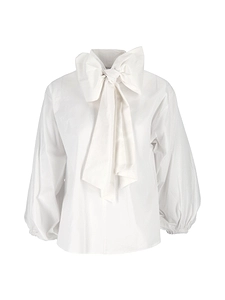 Shirt A Porter Casacca Popeline C/Fiocco