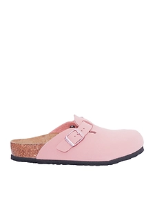 Birkenstock Kids Boston Kids Pink Clay, Birkibuc, Narrow Fit