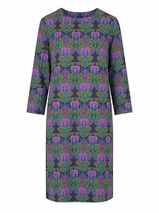 Laura Urbinati Laura Urbinati Tunic Dress Stretch Purple