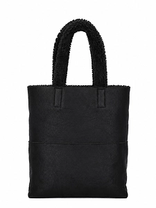 La Rose La Rose Tote Bag Fur Nero