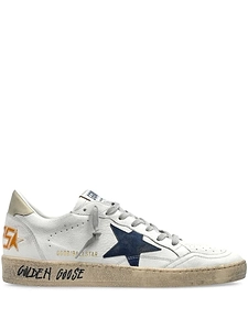 Golden Goose Ballstar Nappa Upper Toe And Spur Suede Star Leather Heel
