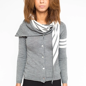 La Rose La Rose Scarves Grey