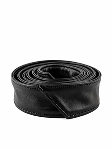 La Rose La Rose Leather Belt Black
