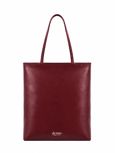La Rose La Rose Leather Tote Bag Cherise