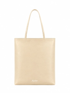 La Rose La Rose Leather Tote Bag Ivory