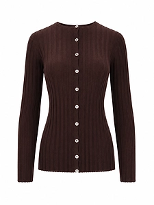 La Rose Cardigan Cashmere+Seta