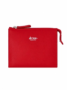 La Rose Minimal Leather Make Up Bag