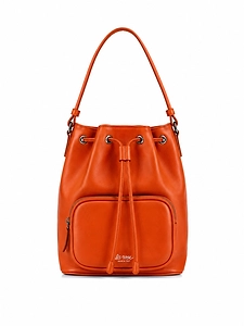 La Rose Leather Satchel Bag