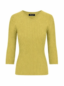 La Rose Collo A V Cashmere+Seta