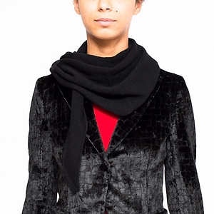 La Rose La Rose Fazzoletto Cashmere Black