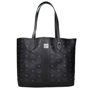 Mcm Shoulder Bags New Liz Female Fabric Black And White