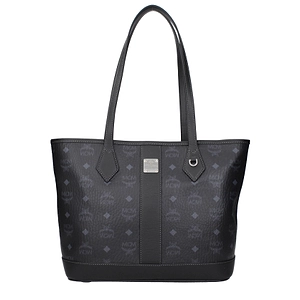 Mcm Shoulder Bags New Liz Female Fabric Black And White