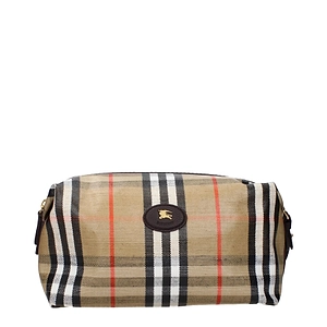 Burberry Beauty Case Man Beige Or Sanded Fabric