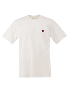 Carhartt Organic Cotton Single Jersey Crew Neck T Shirt With Heart Logo