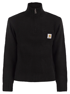 Carhartt Rib Knit Half Zip High Neck Jumper