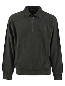 Carhartt Lambert Polo Half Zip Sweatshirt With Collar