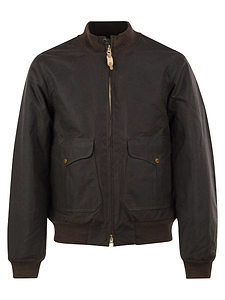 Manifattura Ceccarelli Waxed Cotton Bomber Jacket