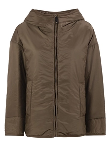 Maxmara The Cube Mtccleo Water Repellent Technical Fabric Hooded Jacket