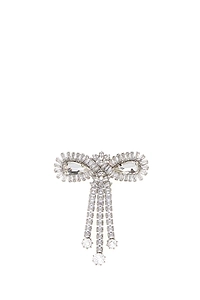 Alessandra Rich Embellished Metal Pin