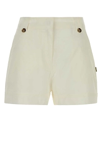 Woolrich White Poplin Shorts