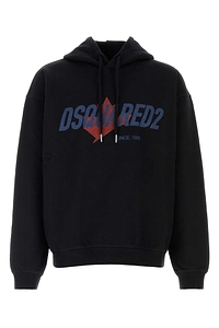 Dsquared Black Cotton Sweatshirt