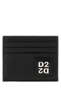 Dsquared Black Leather Card Holder