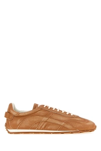 Dsquared Camel Nappa Leather Sneakers