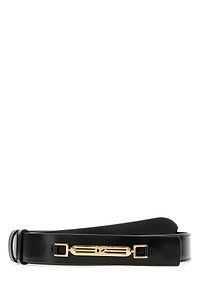 Dsquared Black Leather Belt