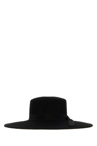 Alanui Black Flannel Hat