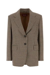 Mm Studio Embroidered Wool Alice Blazer