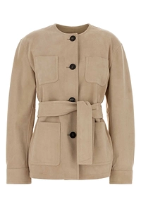Mm Studio Sand Suede Boemia Jacket