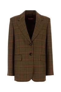 Mm Studio Embroidered Wool Blazer