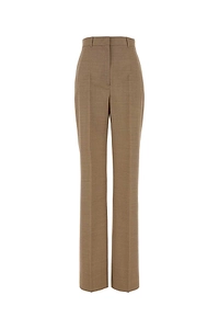 Mm Studio Beige Wool Cambusa Pant