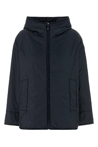 Mm The Cube Navy Blue Polyester Cleo Padded Jacket