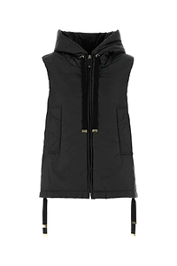 Mm The Cube Black Polyester Greengo Sleeveless Jacket