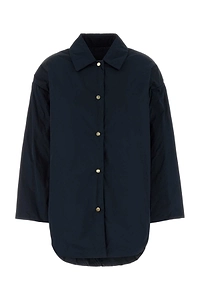 Mm The Cube Navy Blue Polyester Carlotta Padded Jacket
