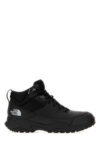 The North Face Black Synthetic Leather And Mesh Storm Strike Iii Ankle Boots