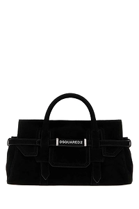 Dsquared Black Suede Twin Handbag