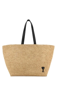 Ami Raffia Shopping Bag